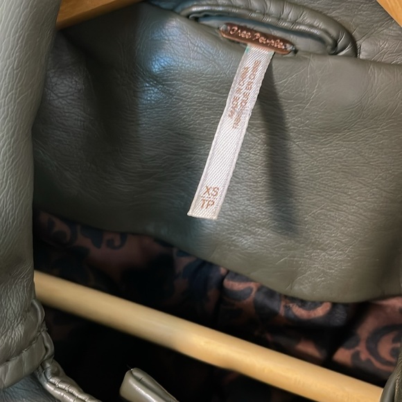 Free People Vegan Moto jacket size XS - Picture 8 of 9